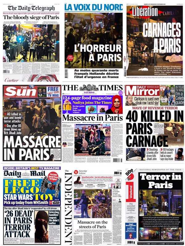 如何看待15 年11 月13 日在法国巴黎发生的恐怖袭击事件 知乎