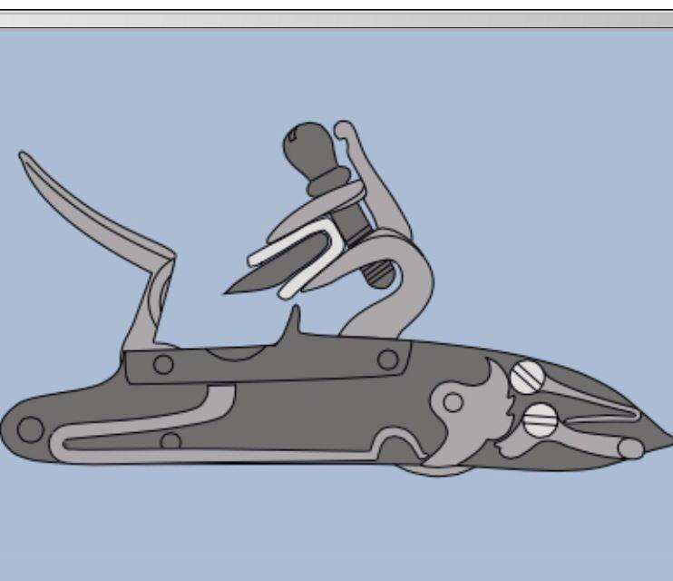 燧发枪解剖图图片