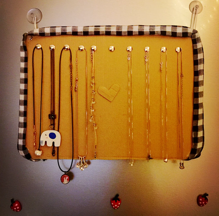 利用旧鞋盒diy的首饰收纳