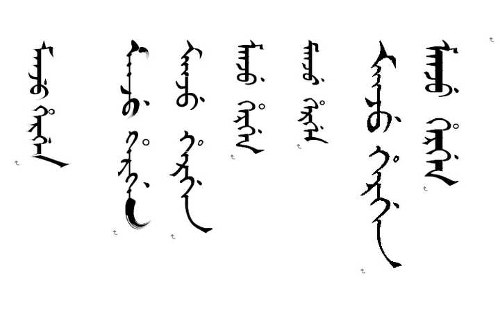 满文字体是如何分类的?