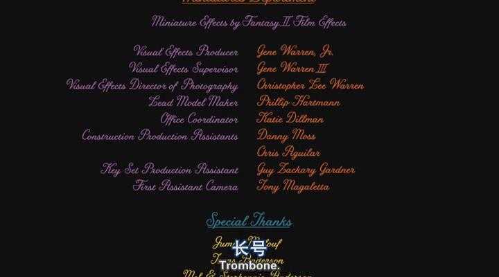 哪些电影有非常精美的片尾演职员表 (credit sequence)?