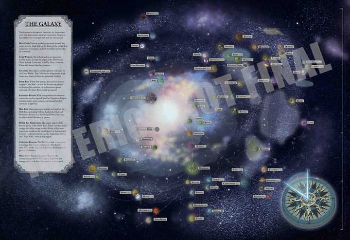 求星球大战里的银河系星图?