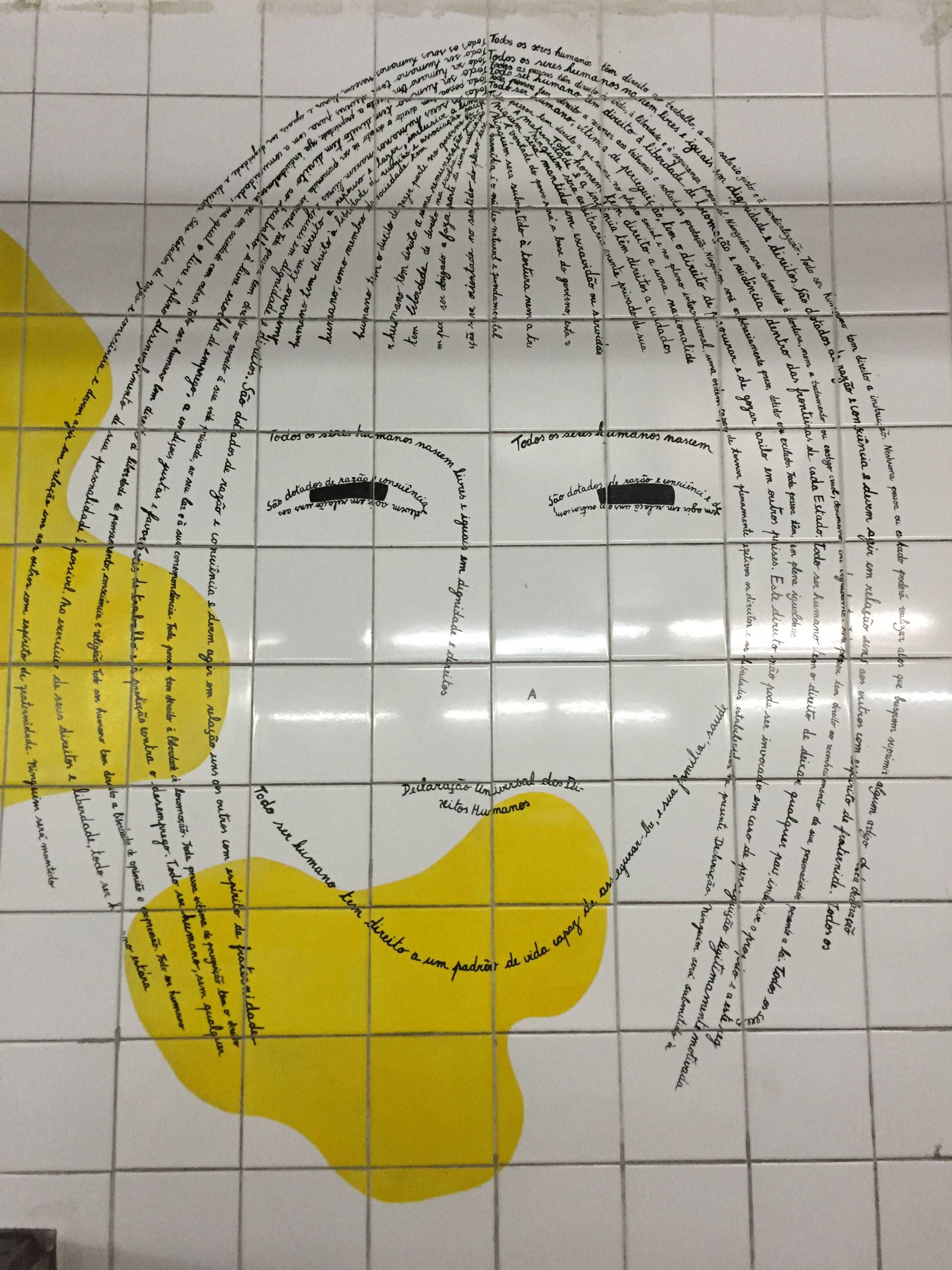 地铁一角英语绘画图片