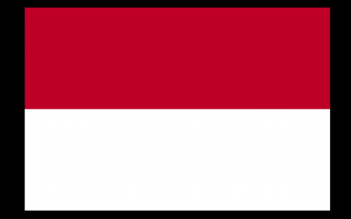摩纳哥和波兰国旗图片