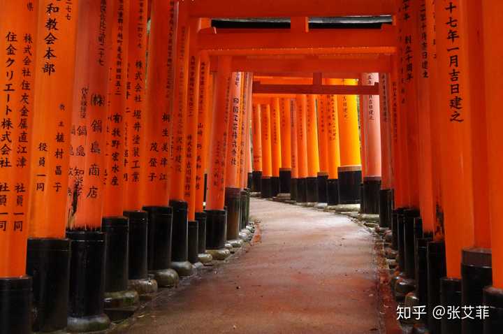 日本文化中鸟居是什么 为什么会修建多道鸟居 知乎