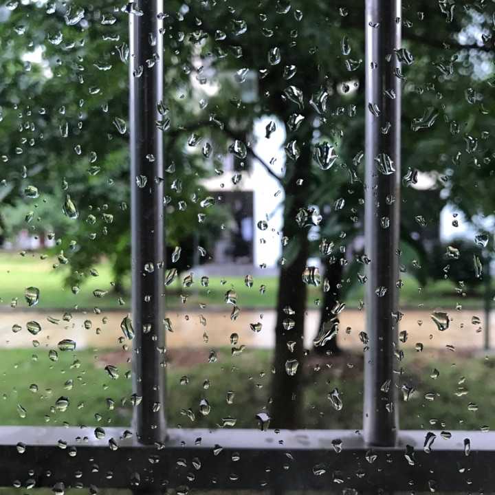 雨不够大可以拍玻璃,好处是雨中雨后都可以这么拍,而且效果不错.