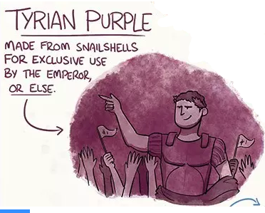 泰尔红紫 tyrian purple