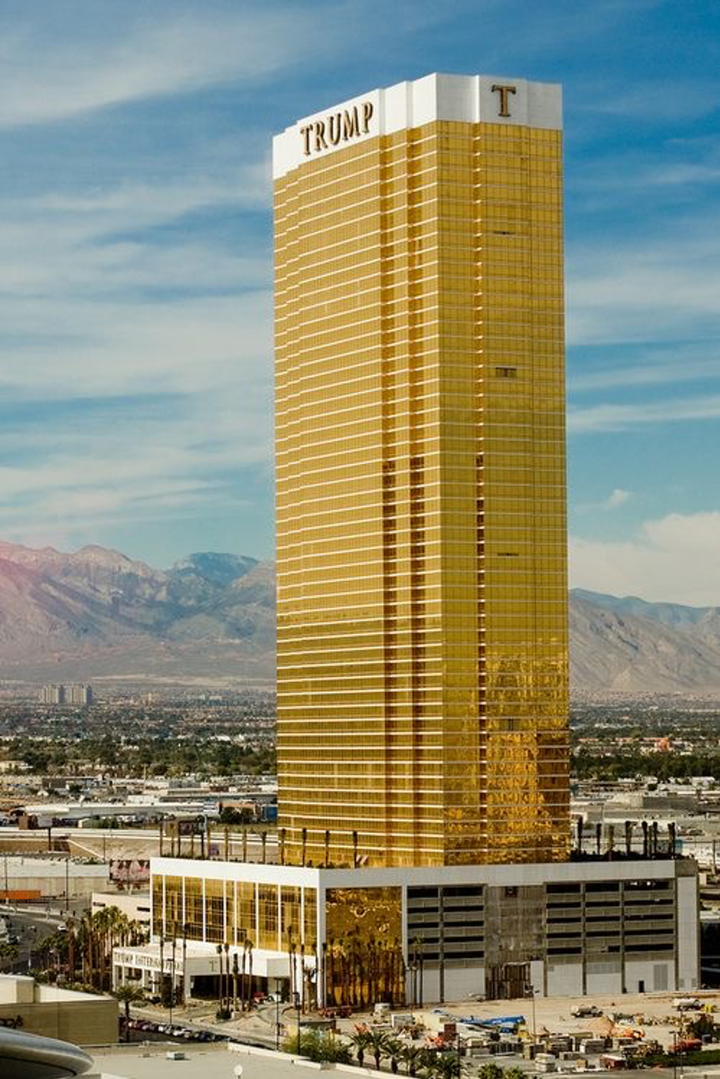 图为美国 trump tower 大厦,双金楼外貌之参考