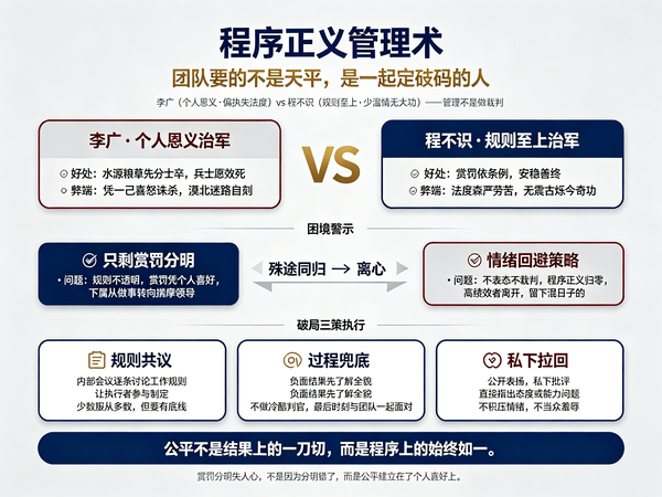 作为一名中层领导，赏罚分明得人心，还是对人不对事，和稀泥得人心？