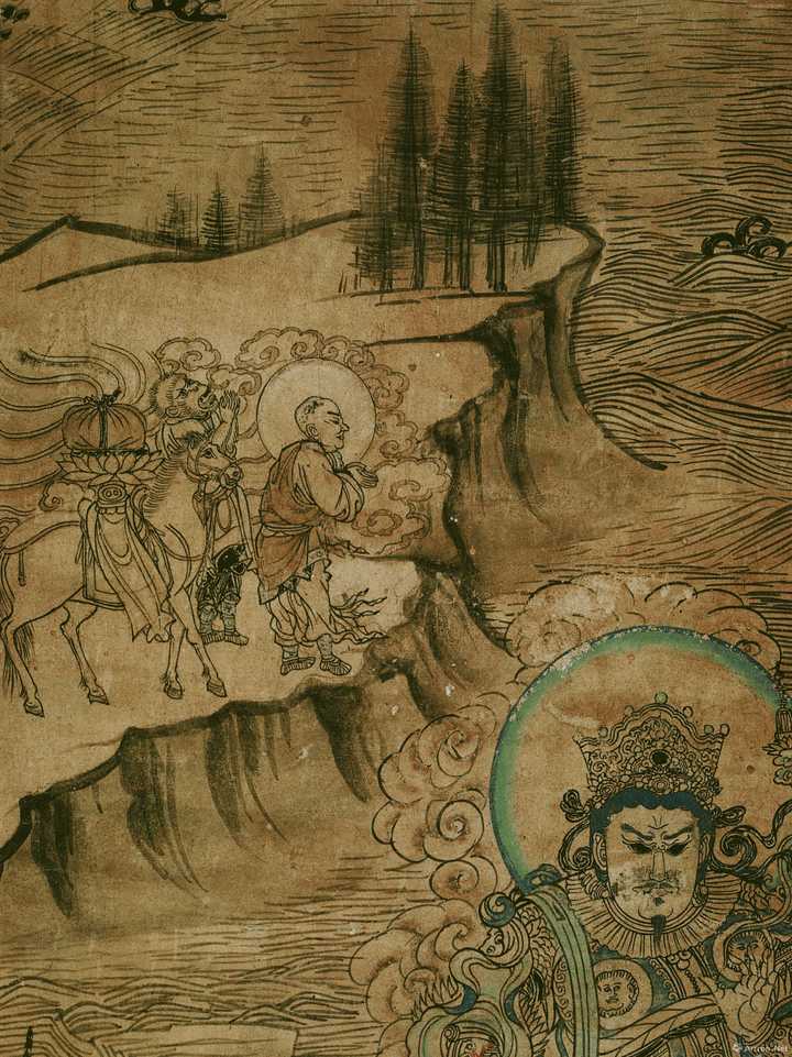 普贤经变图高清,榆林窟普贤变图,普贤王图片(第2页)_大山谷图库