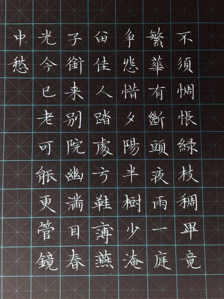 从小到大,你的字体发生了怎样的变化?