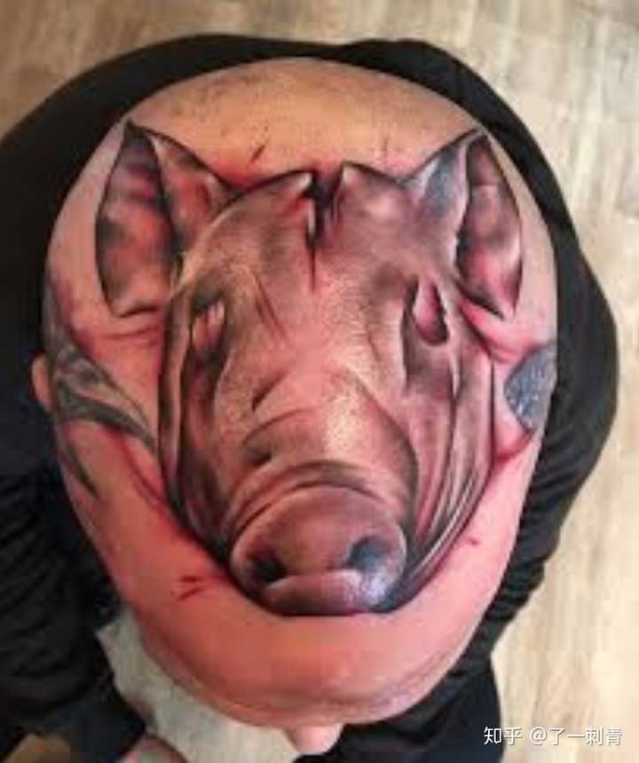 有没有人文身文过猪头?