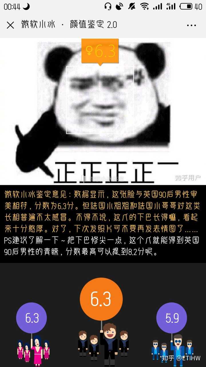 微软小冰测颜值是否比较准 为什么 知乎