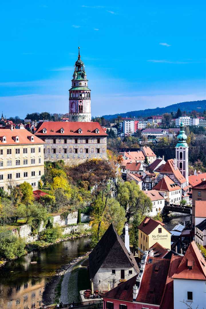 克鲁姆洛夫城堡 这是小镇的标志性建筑,任何角落一抬头都能看到这座