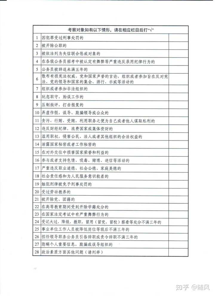 公务员政审会查些什么呢?
