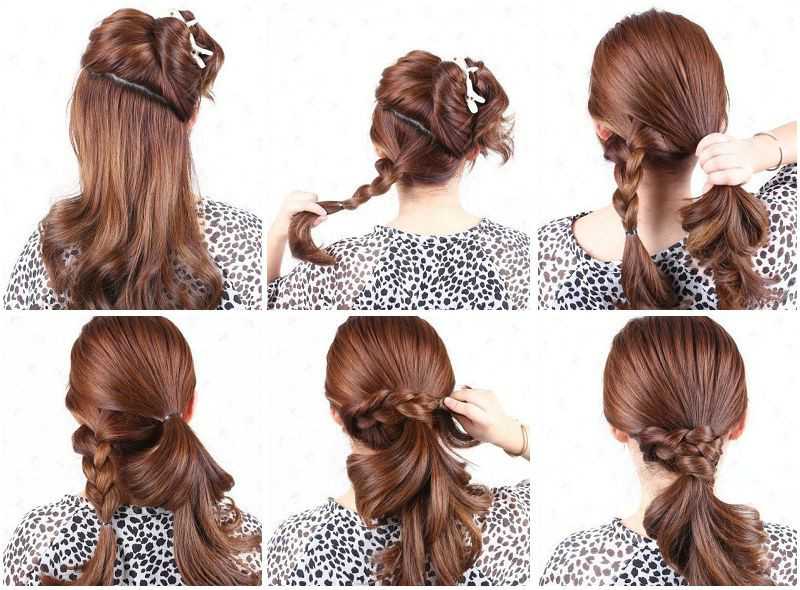 简单的编发,自己在家尝试做一下