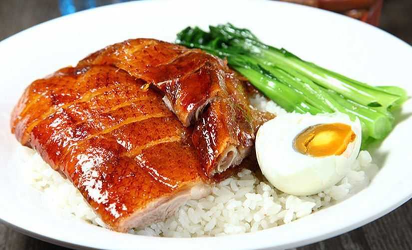 我推荐广式烧鹅饭.