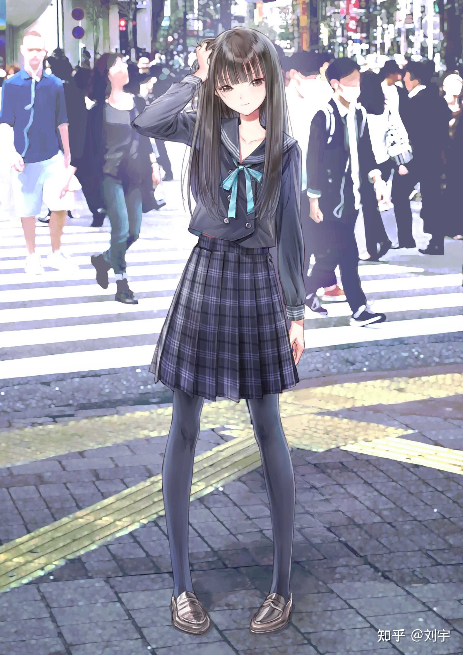 刘宇 的想法: #动漫壁纸# #jk少女# jk女生之所以有看头… - 知乎