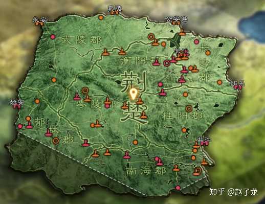 (基本图二中大部分都属于刘备的地盘)