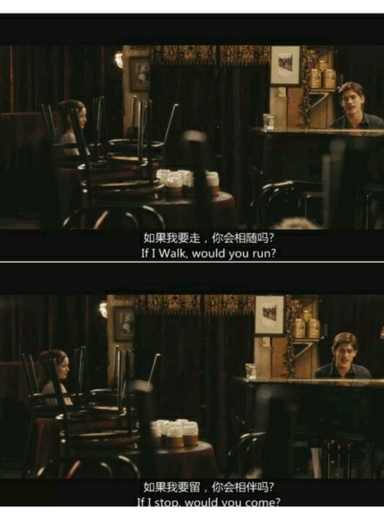 你自己最喜欢的英文台词是哪一句?翻译成中文