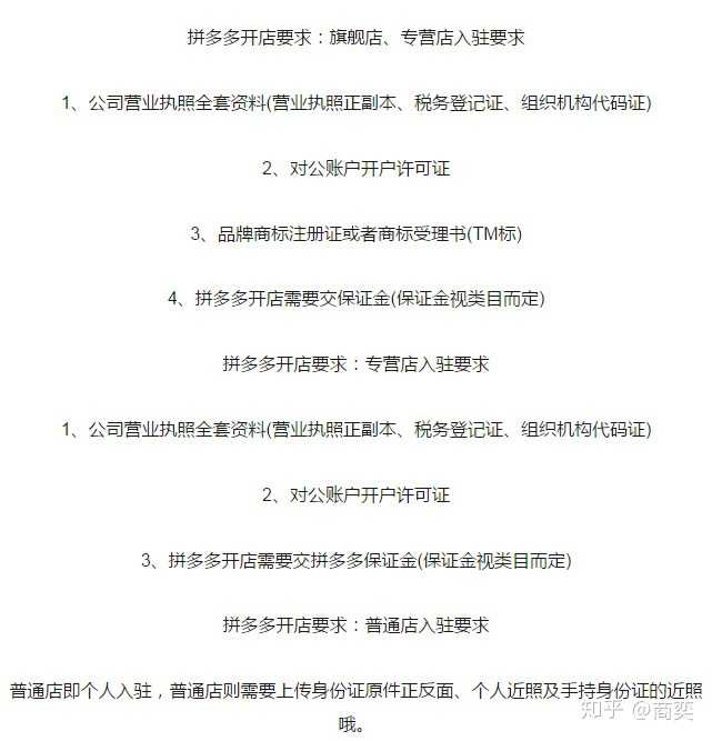 开设拼多多店铺必备材料清单有哪些？