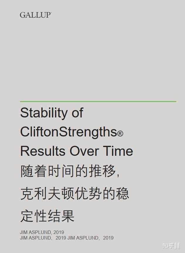 盖洛普优势识别器测试结果准确吗? - 知乎