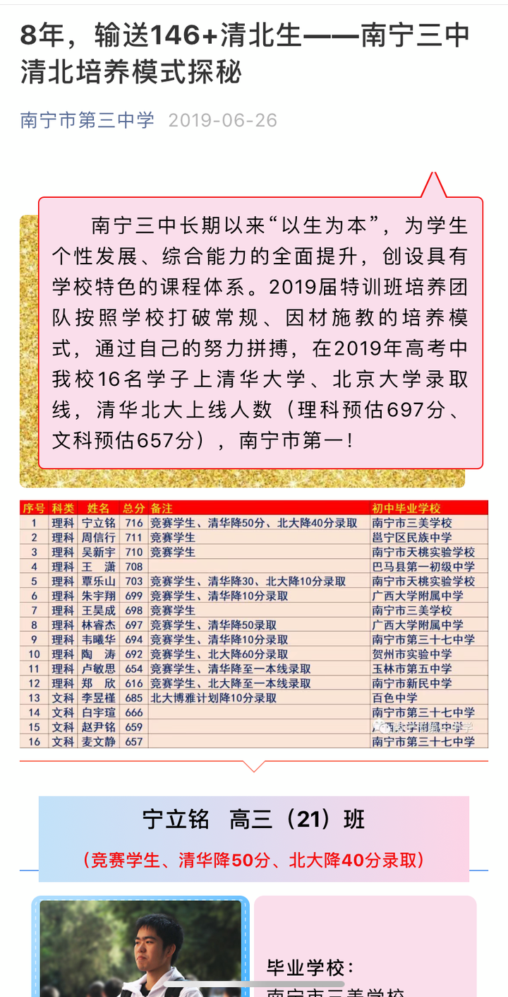 如何评价南宁二中21届理科高考成绩 二中理科教学方式上面究竟存在什么问题 知乎