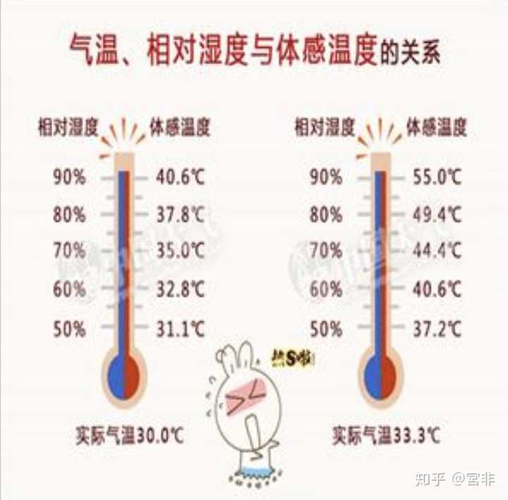 体感温度是怎么算出来的 知乎