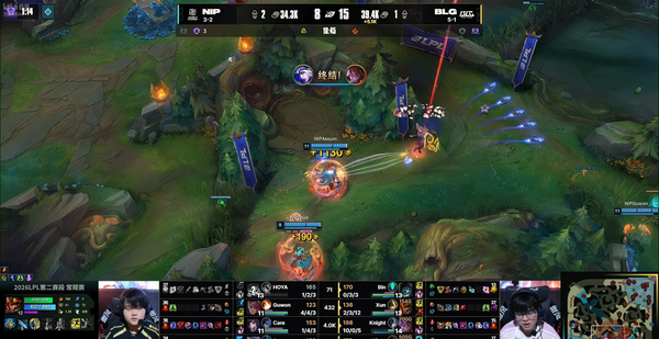 LPL2026赛季第二赛段组内赛BLG 0:2 NIP，如何评价这场比赛？
