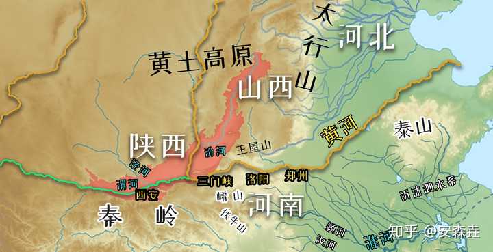渭河谷地图片