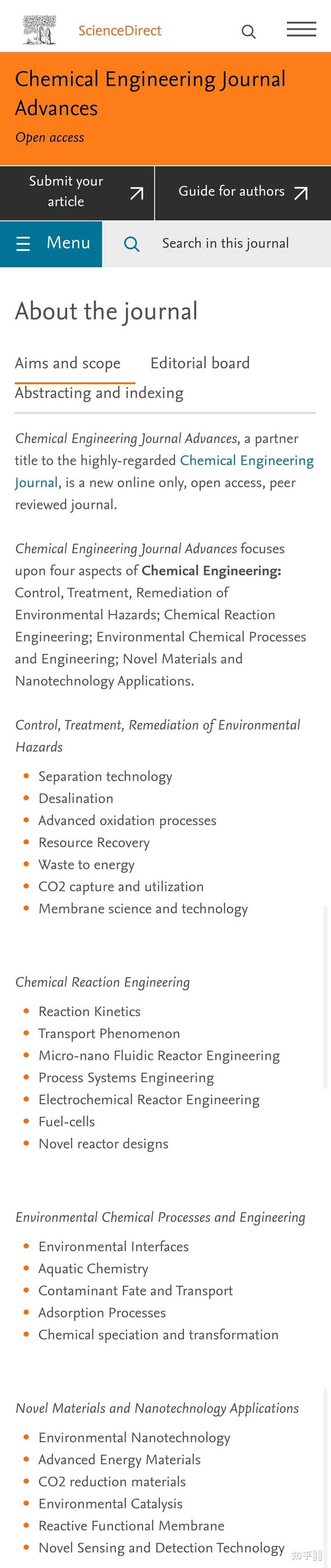 Chemical Engineering Journal Advances   V2 450453e8fef9c9d0cc8eebcab11e736c Hd 