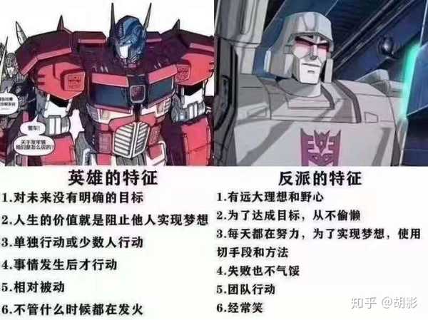 反派的特征