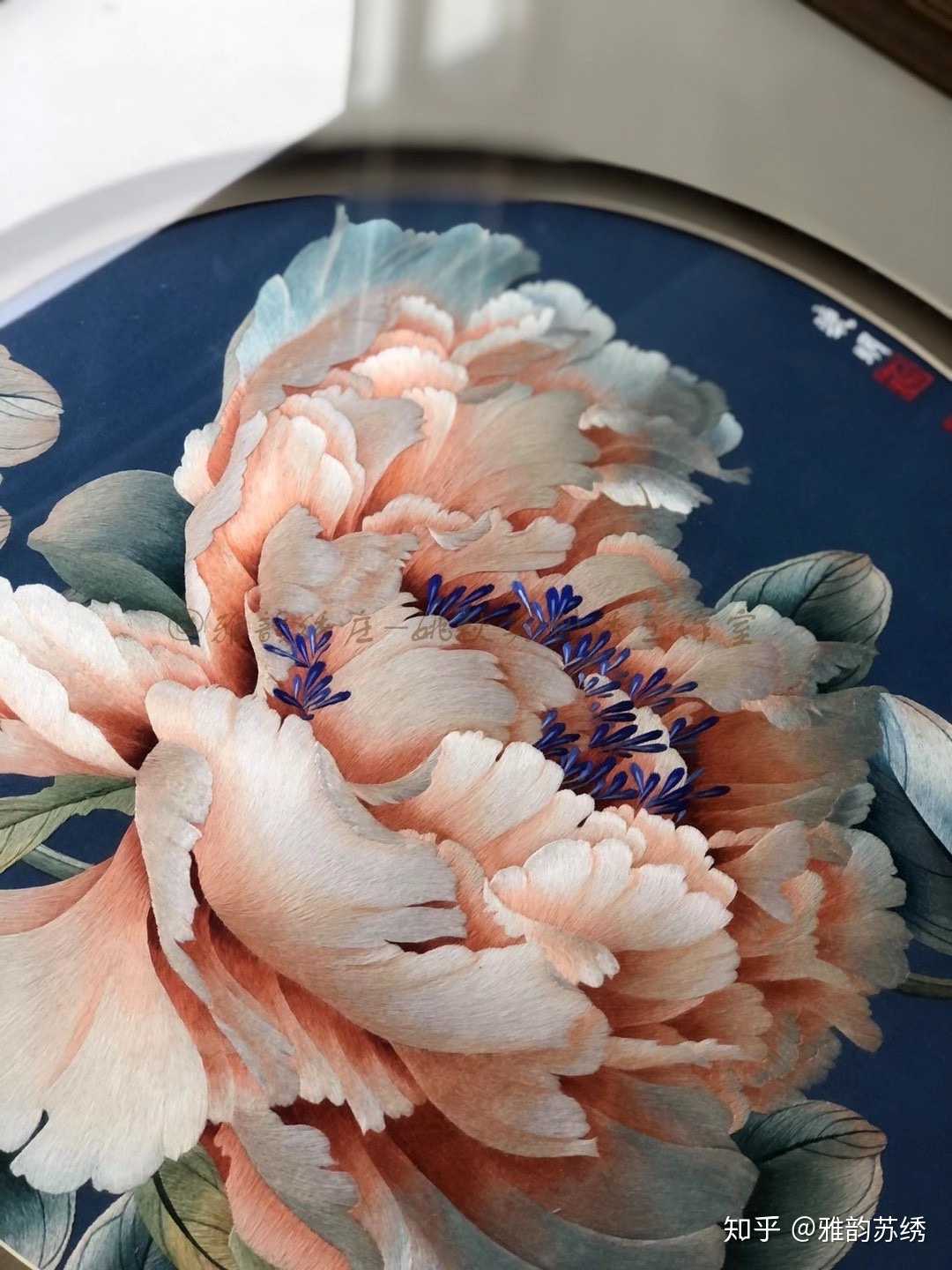 雅韵苏绣 的想法: 苏绣精品|花开富贵 清新淡雅 平针绣1-4… - 知乎