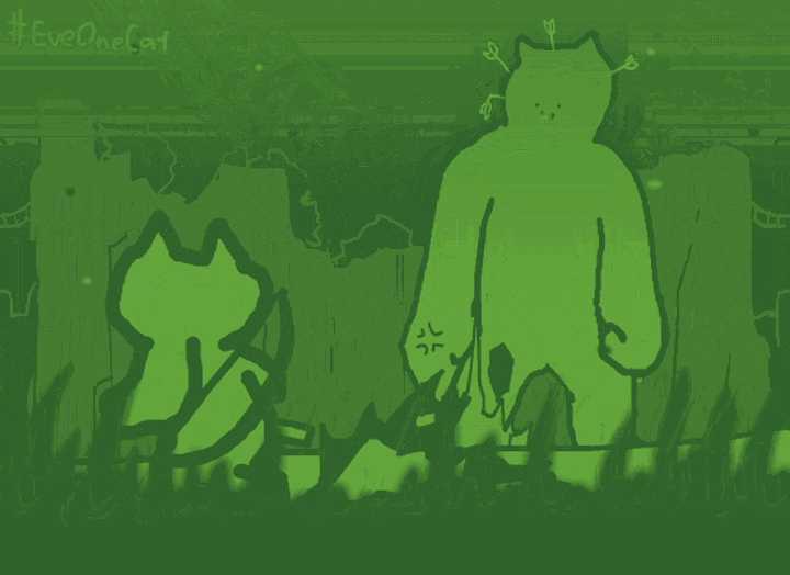 来求一只猫猫在火车窗外追的表情包出处请问有这系列的图吗