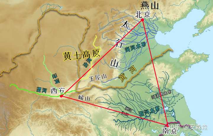 黄河中上游和中下游的对比.