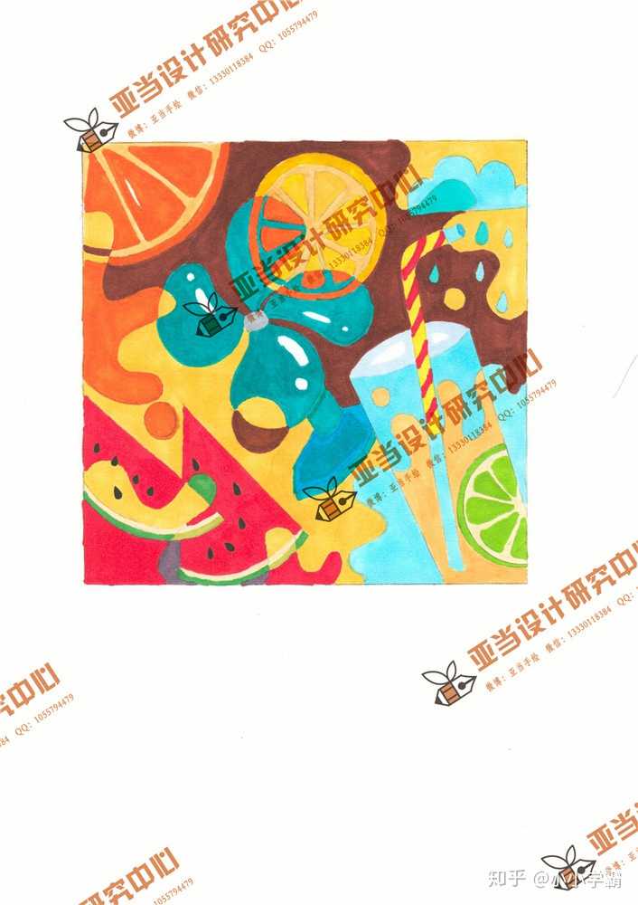 彩色装饰画有什么需要注意的要点 急求 设计大大刘的回答 知乎