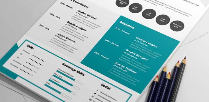 3)  free design materials   designer personal resume template in