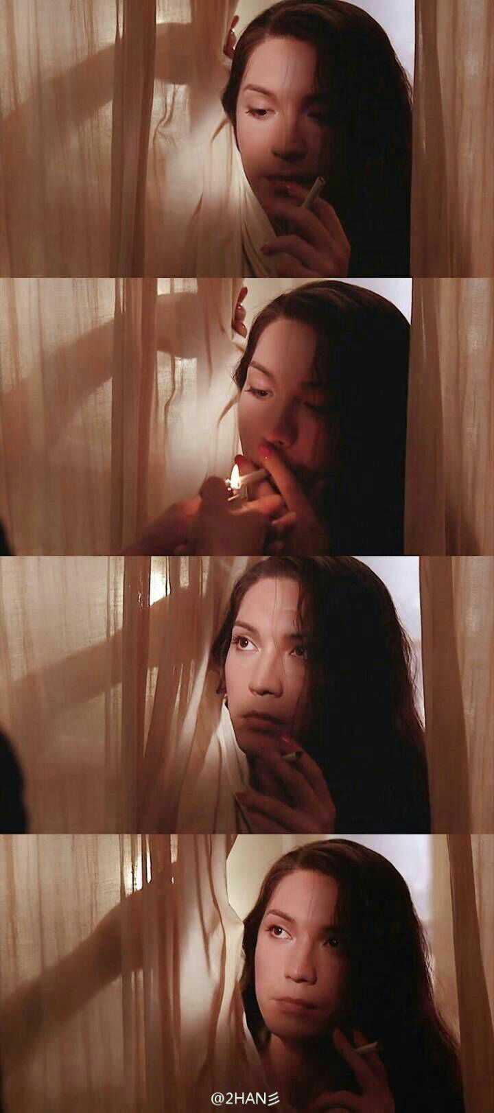 《蝴蝶君》女装扮相.这个眼神,感觉要窒息.