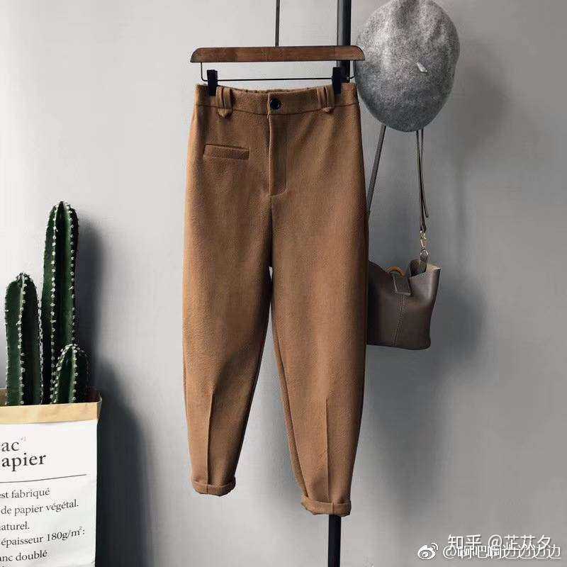 芷苁夕2018冬装 韩国女装呢料加厚女式萝… -