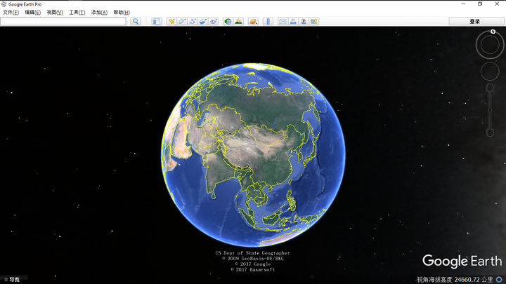 下面放一些google earth pro图片