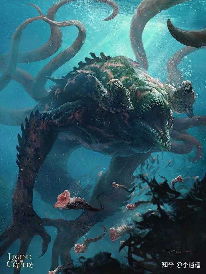 深海里面的恐怖海怪图片