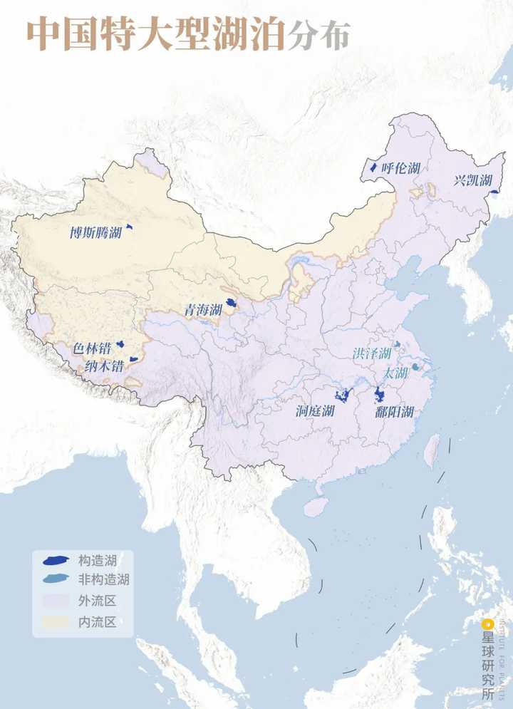 中国大湖地图图片