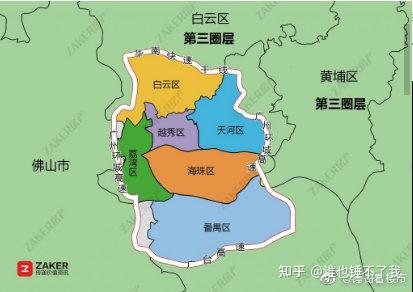 广州一环二环三环图图片