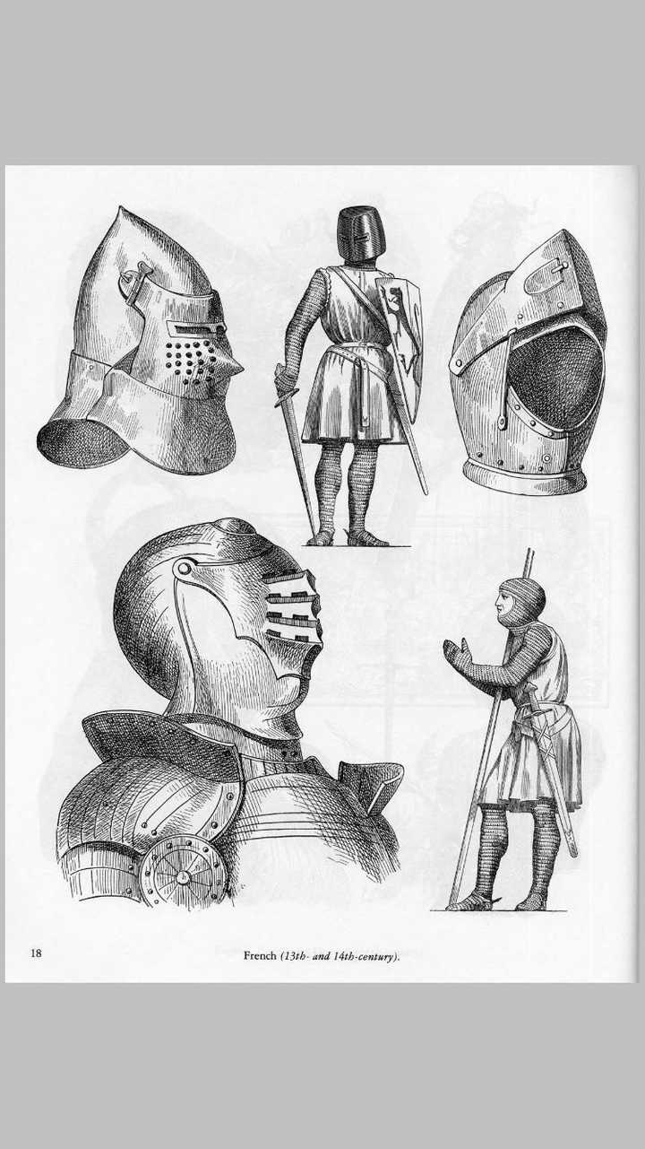 有大佬能推荐一些分别介绍欧洲甲胄,日本甲胄,中国甲胄发展史的书吗?
