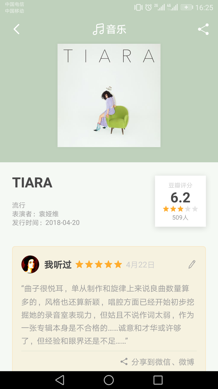 如何评价tia袁娅维的第二张专辑 Tiara 知乎