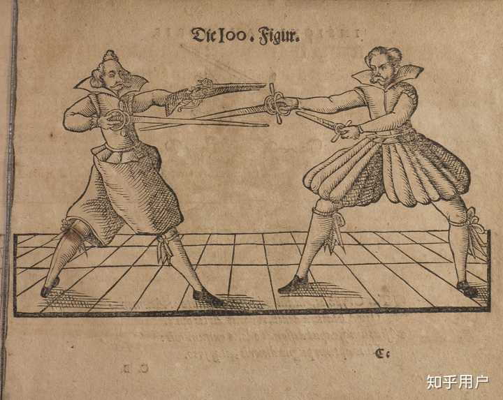 这本书出版于1611年,是由当时欧洲著名的剑术大师米夏尔·亨特写的.