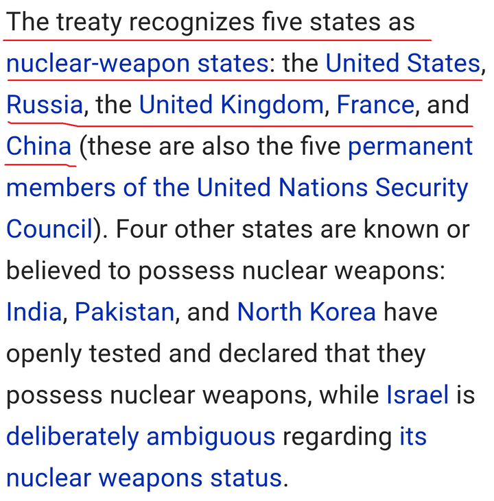 如何看待五常不参加 禁止核武器条约 知乎 如何看待五常不参加 禁止核武器条约 知乎