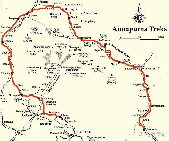 安娜普尔娜圣地和环线 Annapurna Sanctuary and Circuit