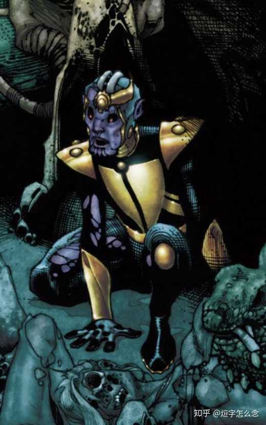 从灭霸下巴上的条纹来看,泰坦星人是从某种水生哺乳动物进化来的吗?