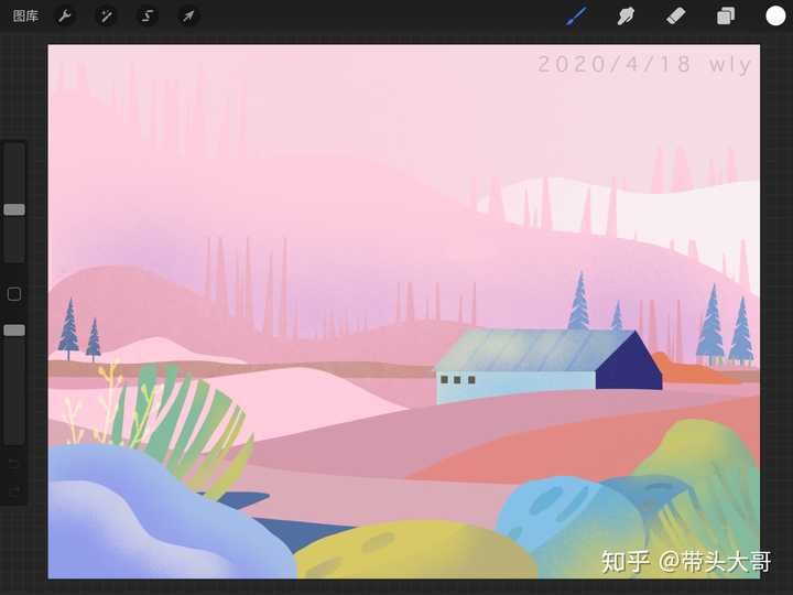 procreate画不了直线,proa一直画直线,proa画笔画不出_大山谷图库
